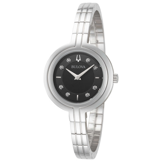 Front view of Bulova Rhapsody Women's Quartz Watch 96P215