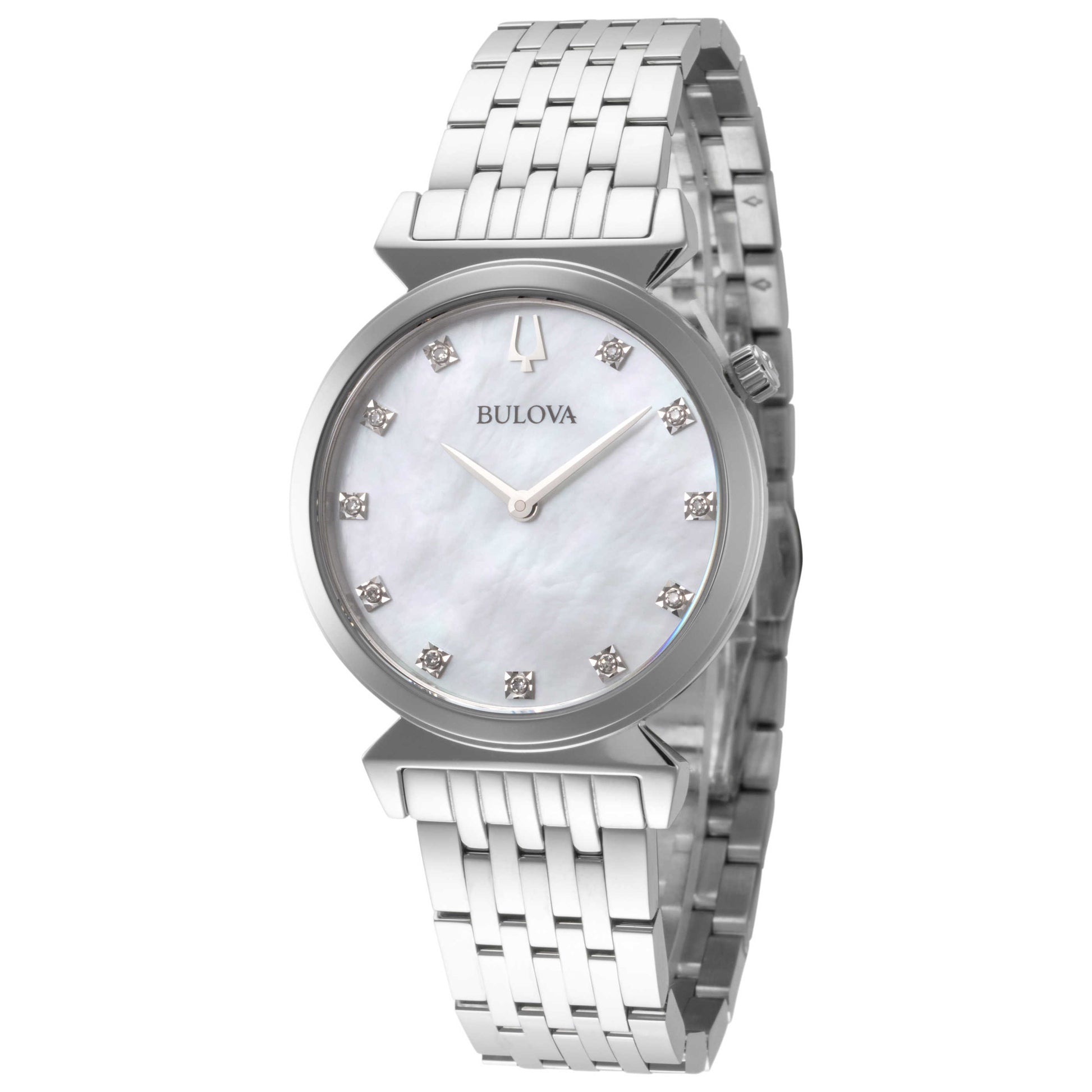 Front view of Bulova Regatta Women's Quartz Watch 96P216