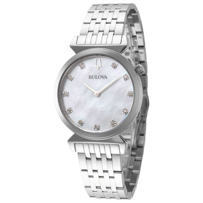 Front view of Bulova Regatta Women's Quartz Watch 96P216