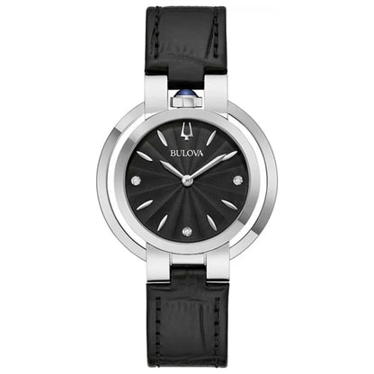 Front view of Bulova Crystal Accent Women's Quartz Watch 96P238