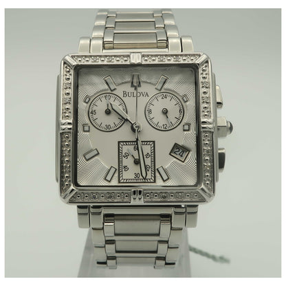 Front view of Bulova Highbridge Women's Quartz Watch 96R000-PO