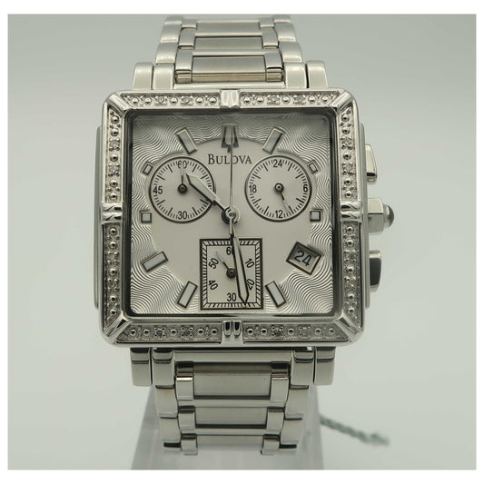 Front view of Bulova Highbridge Women's Quartz Watch 96R000-PO