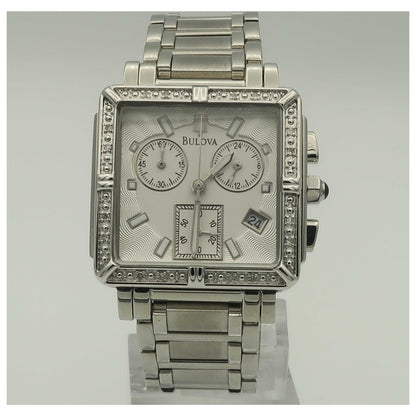 Front view of Bulova Highbridge Women's Quartz Watch 96R000-SDV