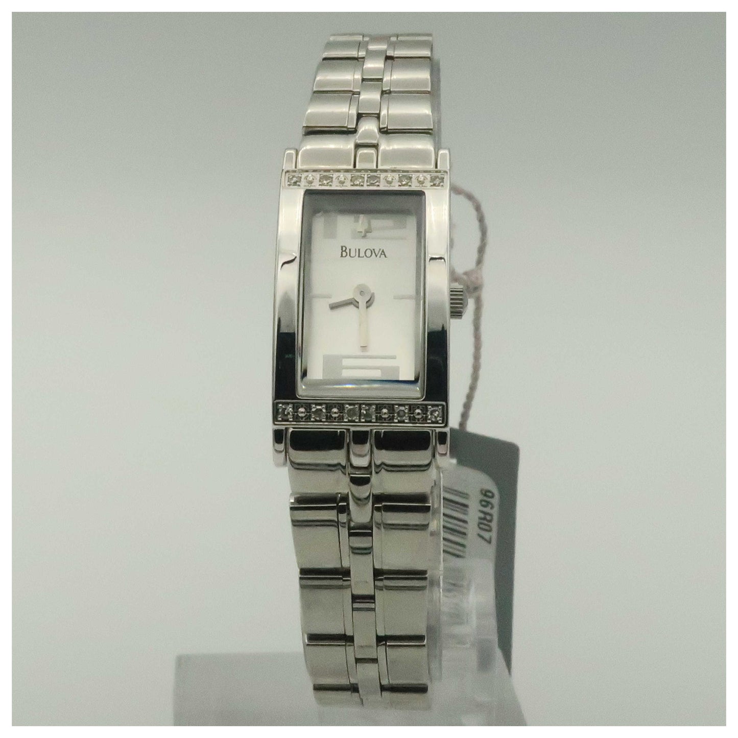 Front view of Bulova Diamonds Women's Quartz Watch 96R07-SDV