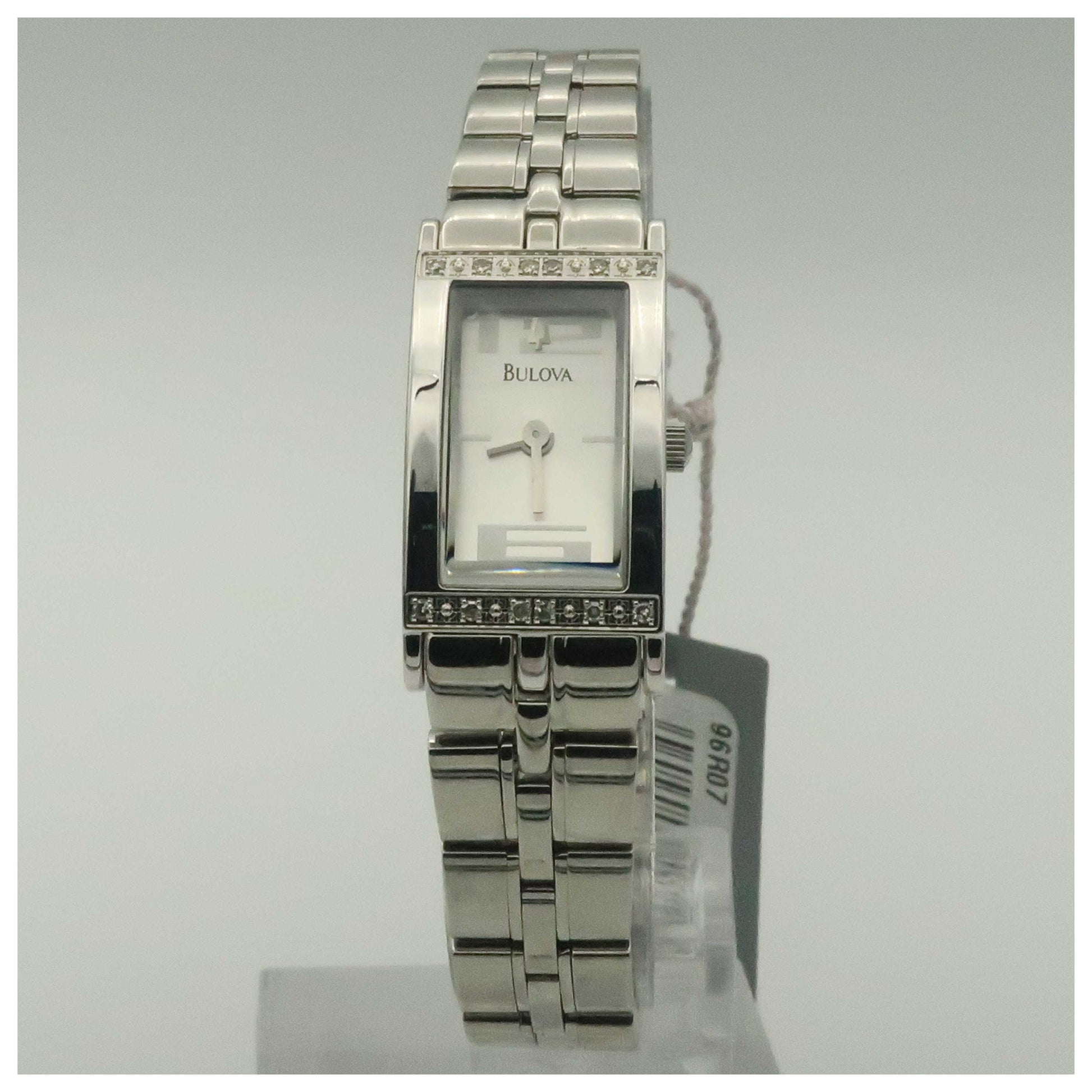 Front view of Bulova Diamonds Women's Quartz Watch 96R07-SDV