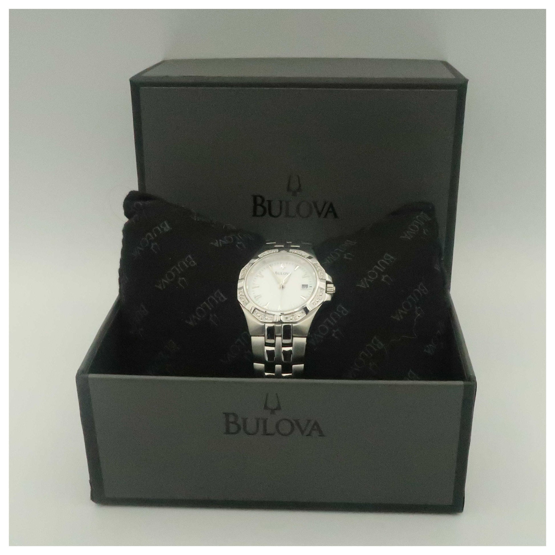 Bulova Diamonds Women's Quartz Watch 96R126-PO2 - Image #6