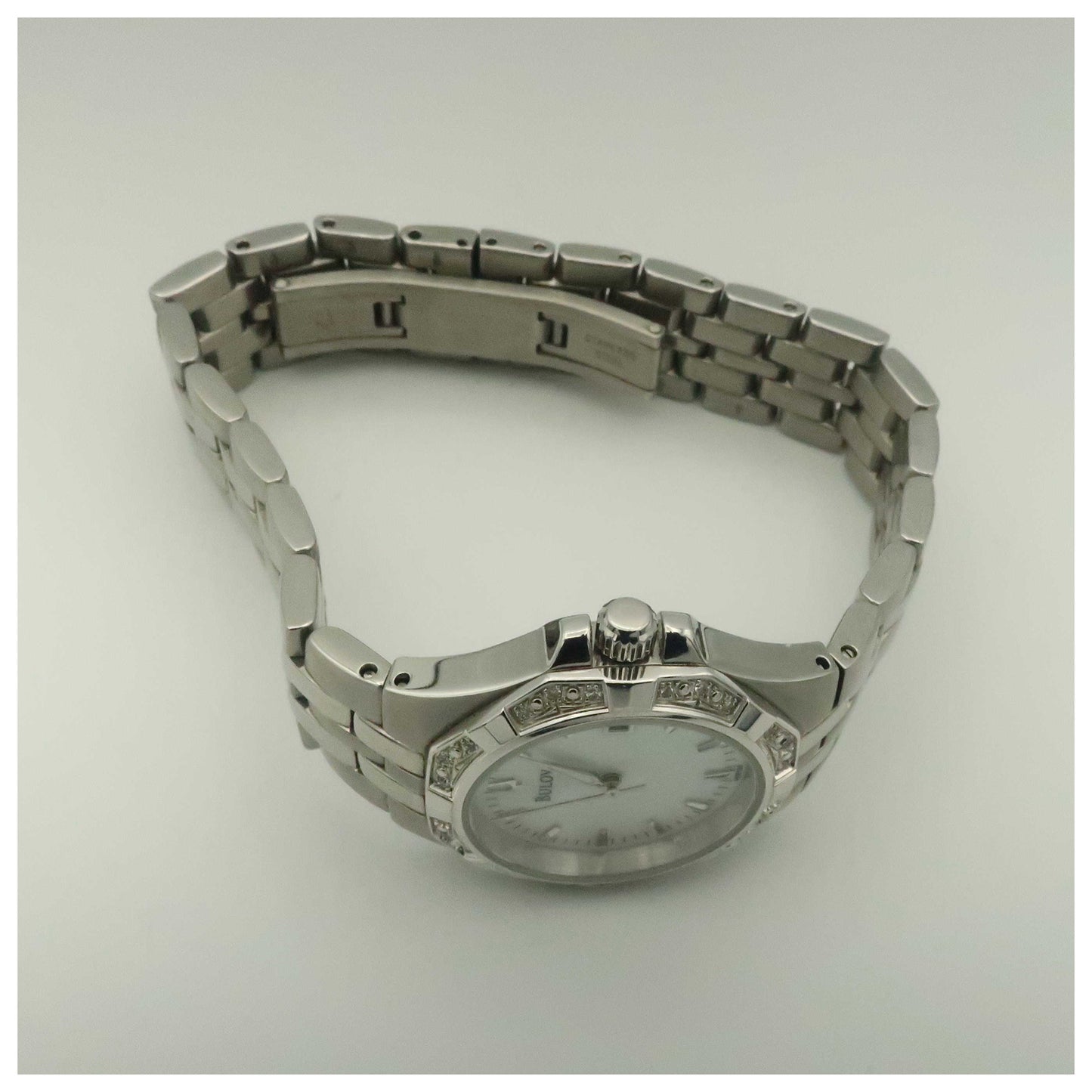 Bulova Diamonds Women's Quartz Watch 96R126-PO - Image #8