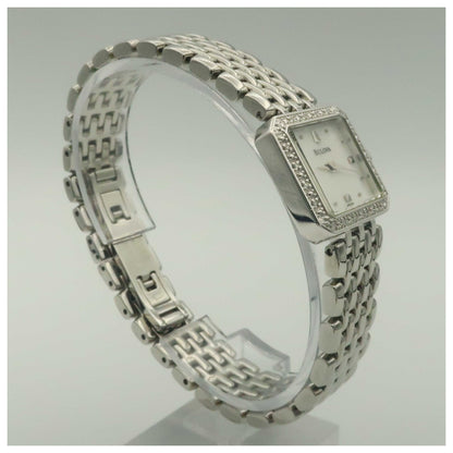 Bulova Diamonds Women's Quartz Watch 96R128-PO - Image #3