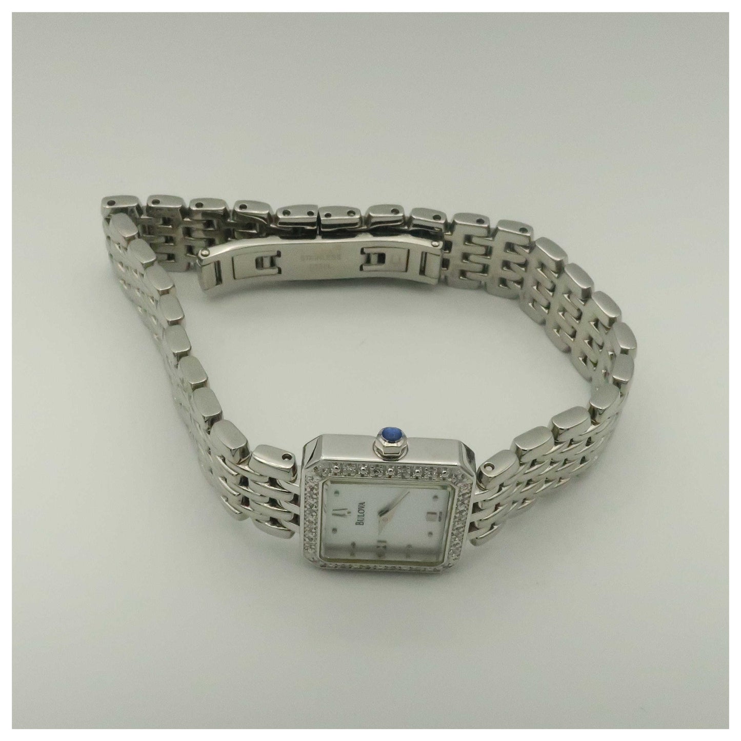 Bulova Diamonds Women's Quartz Watch 96R128-PO - Image #8