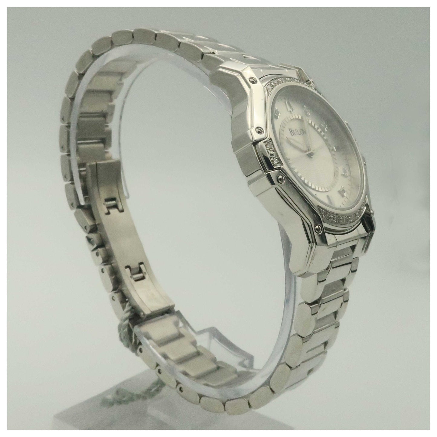 Bulova Diamonds Women's Quartz Watch 96R137-PO - Image #3