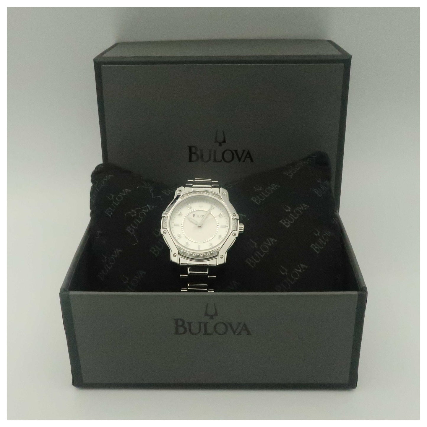 Bulova Diamonds Women's Quartz Watch 96R137-PO - Image #6