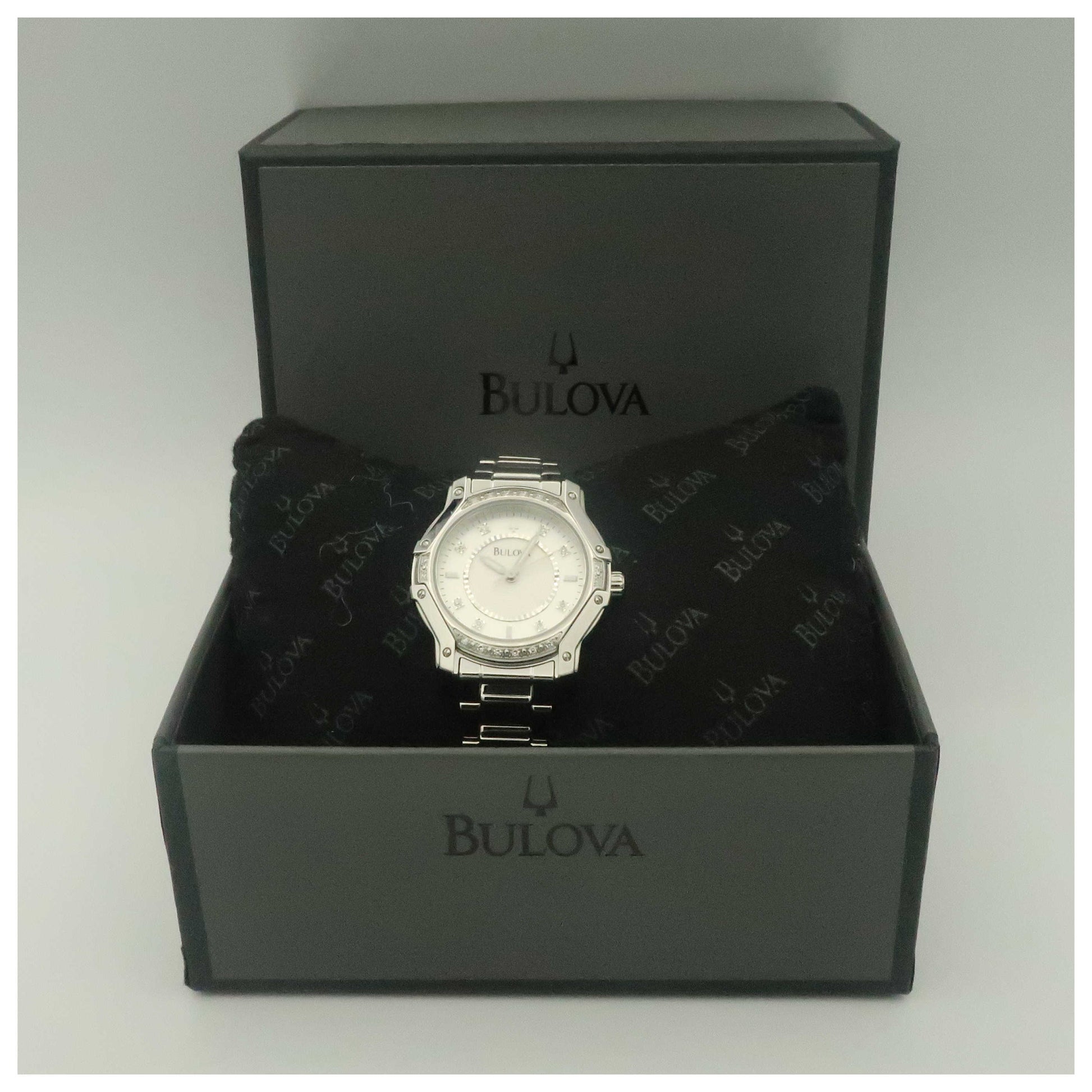 Bulova Diamonds Women's Quartz Watch 96R137-PO - Image #6