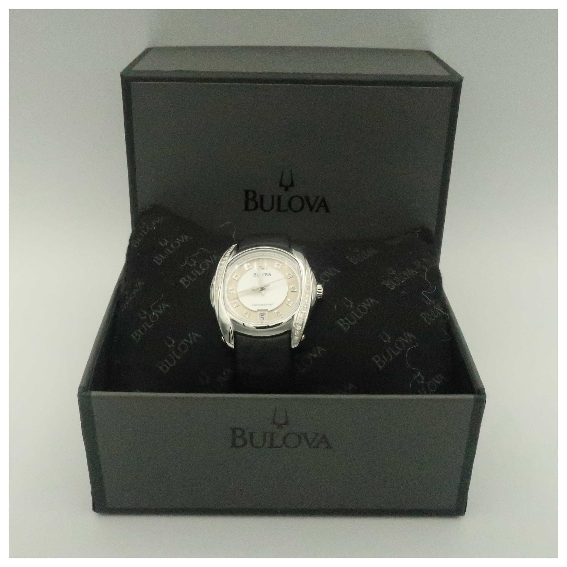 Bulova Precisionist Women's Japanese Quartz (Battery-Powered) Watch 96R140-SDV - Image #6