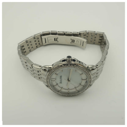Bulova Diamonds Women's Japanese Quartz (Battery-Powered) Watch 96R146-PO - Image #8