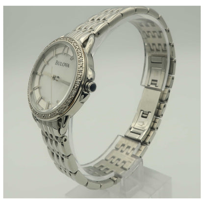 Bulova Diamonds Women's Japanese Quartz (Battery-Powered) Watch 96R146-PO - Image #4