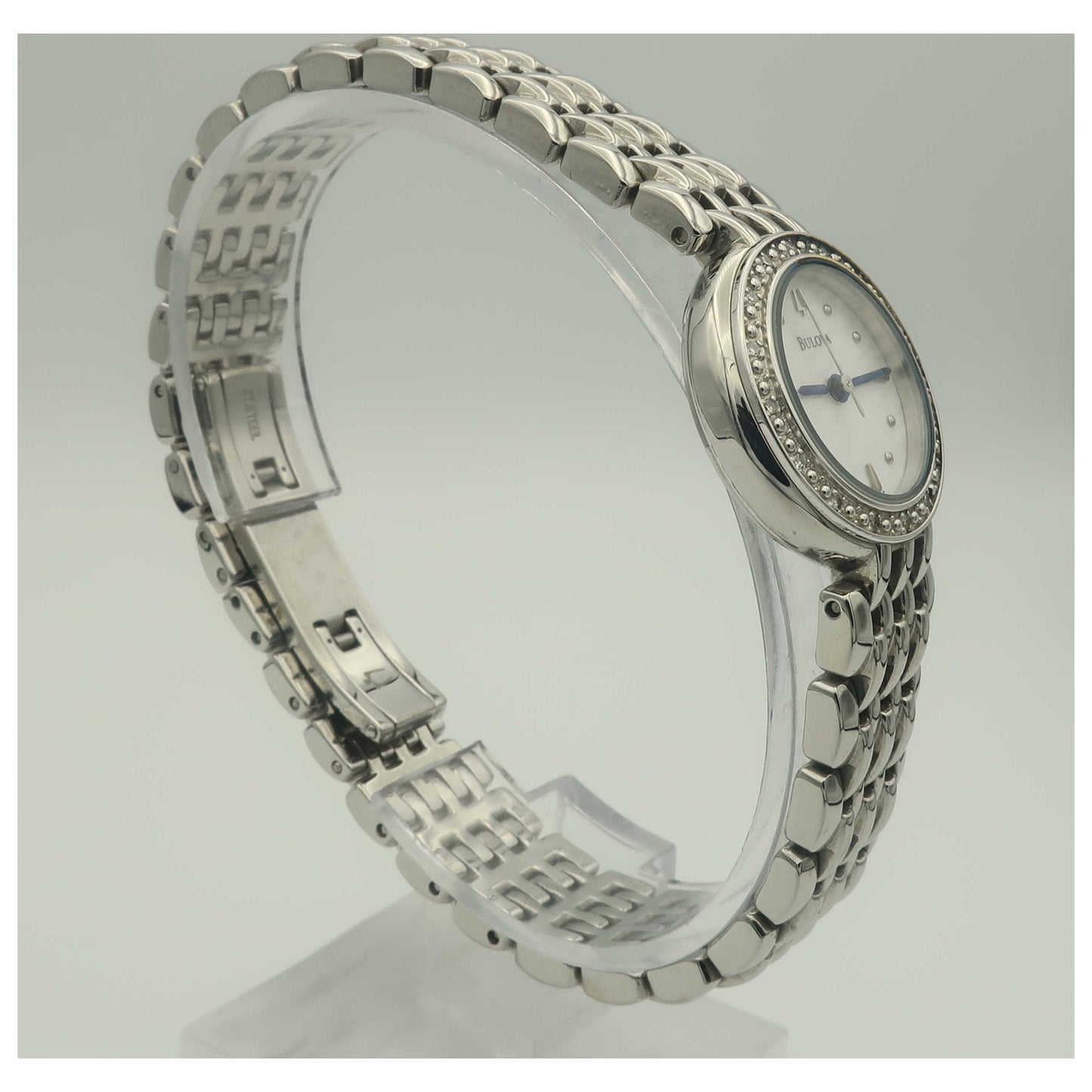 Bulova Diamonds Women's Quartz Watch 96R150-PO - Image #3