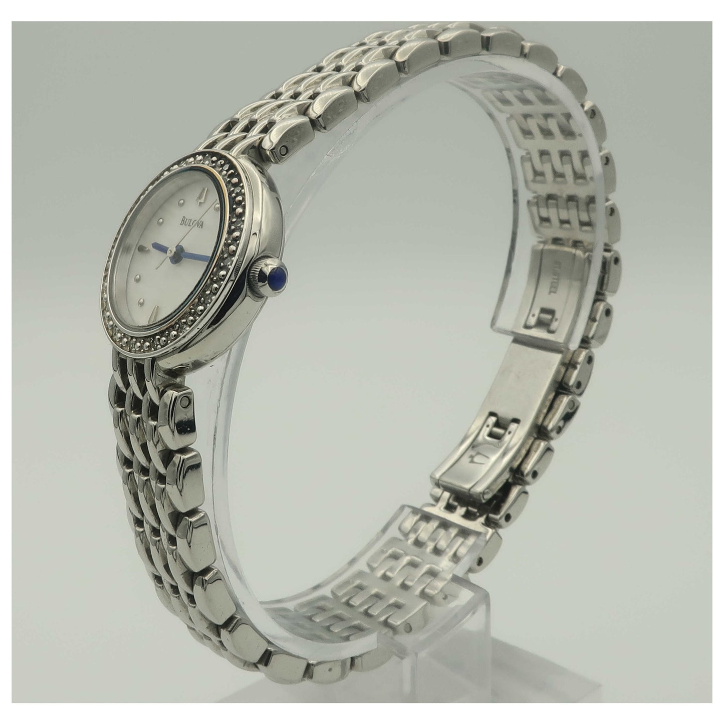 Bulova Diamonds Women's Quartz Watch 96R150-PO - Image #4