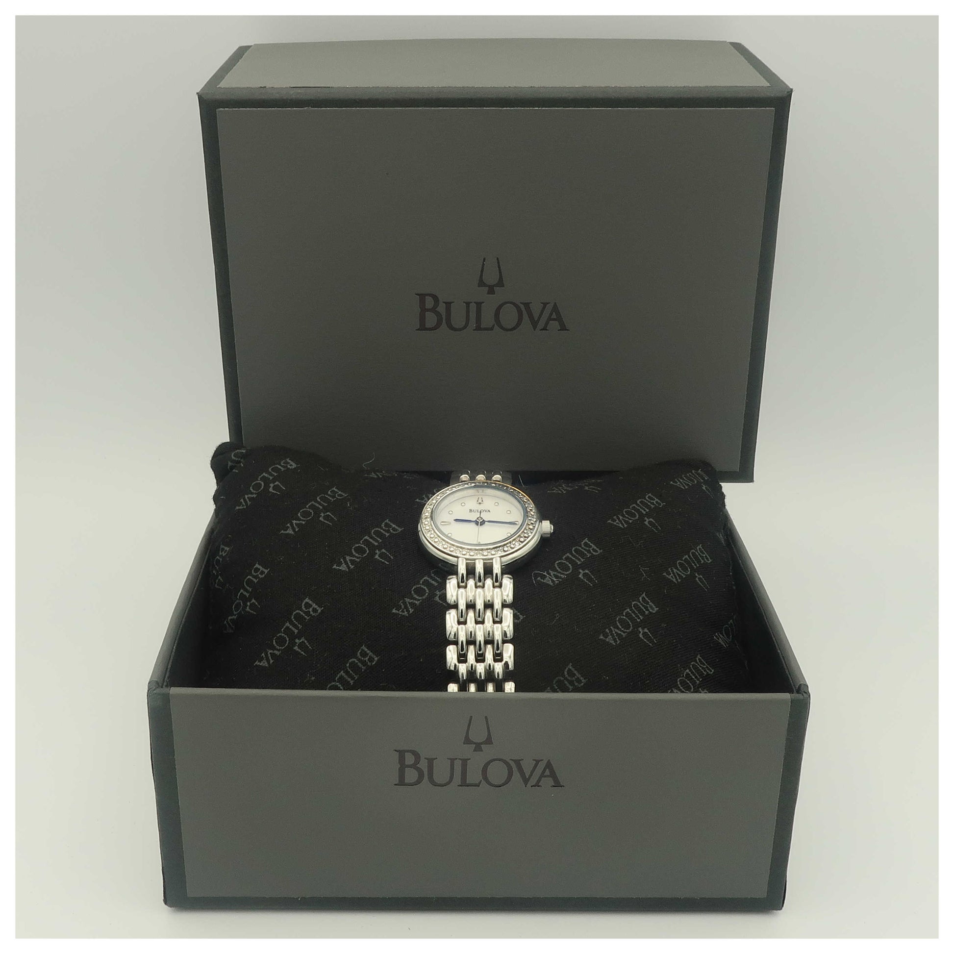 Bulova Diamonds Women's Quartz Watch 96R150-PO - Image #6