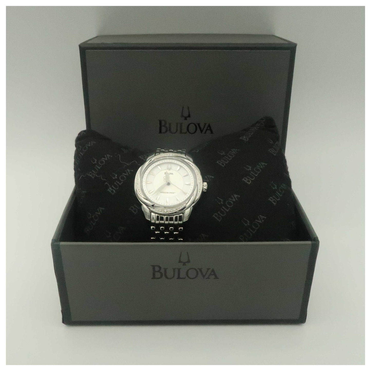 Bulova Precisionist Women's Japanese Quartz (Battery-Powered) Watch 96R153-PO2 - Image #6