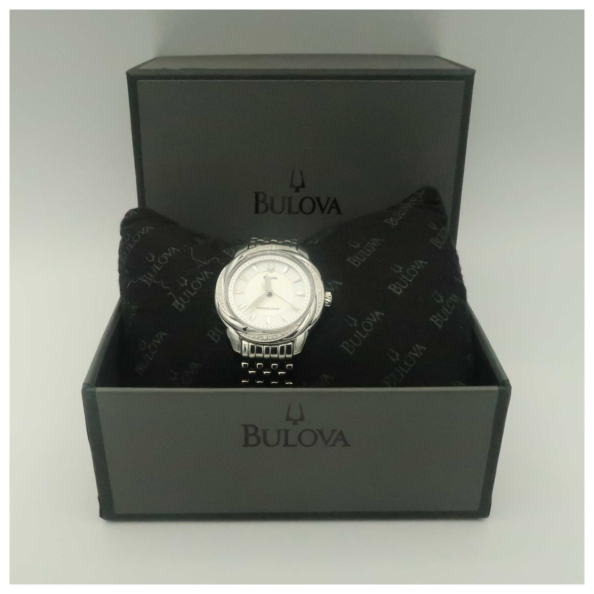 Bulova Precisionist Women's Japanese Quartz (Battery-Powered) Watch 96R153-PO2 - Image #6