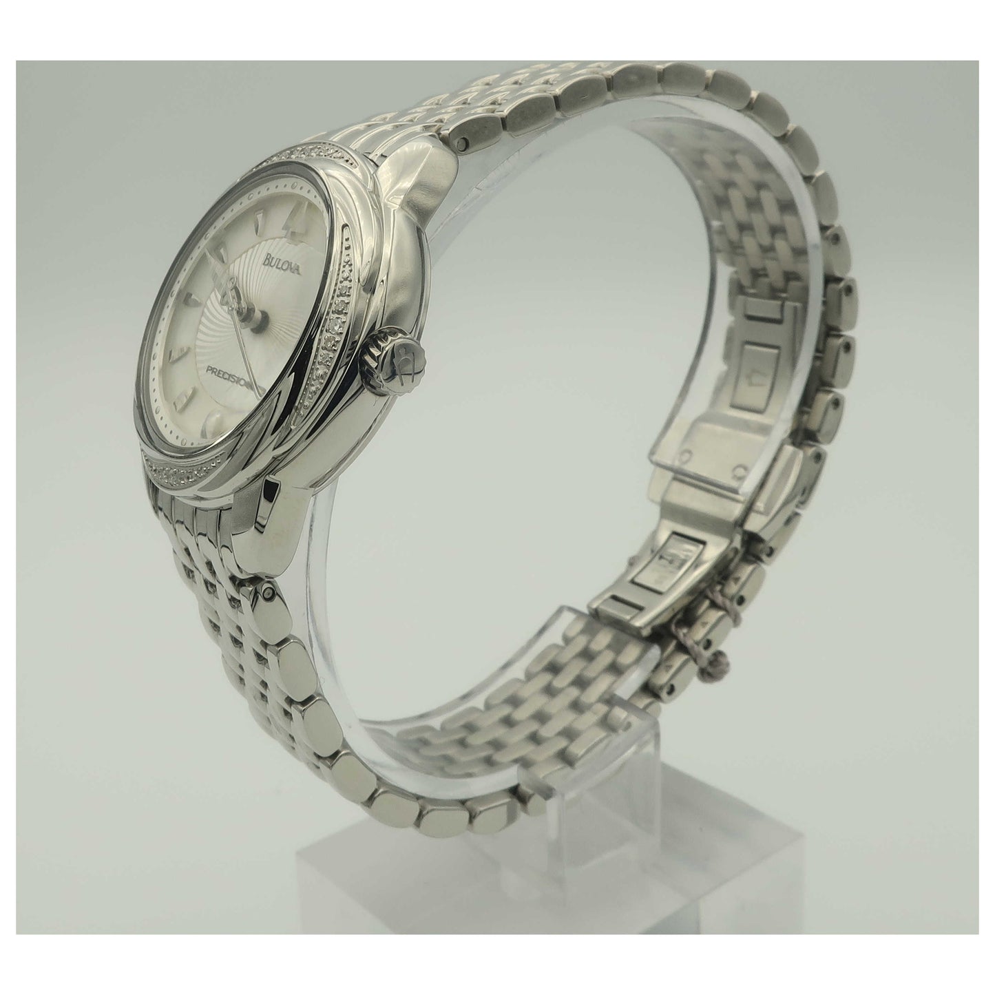 Bulova Precisionist Women's Japanese Quartz (Battery-Powered) Watch 96R153-PO - Image #4