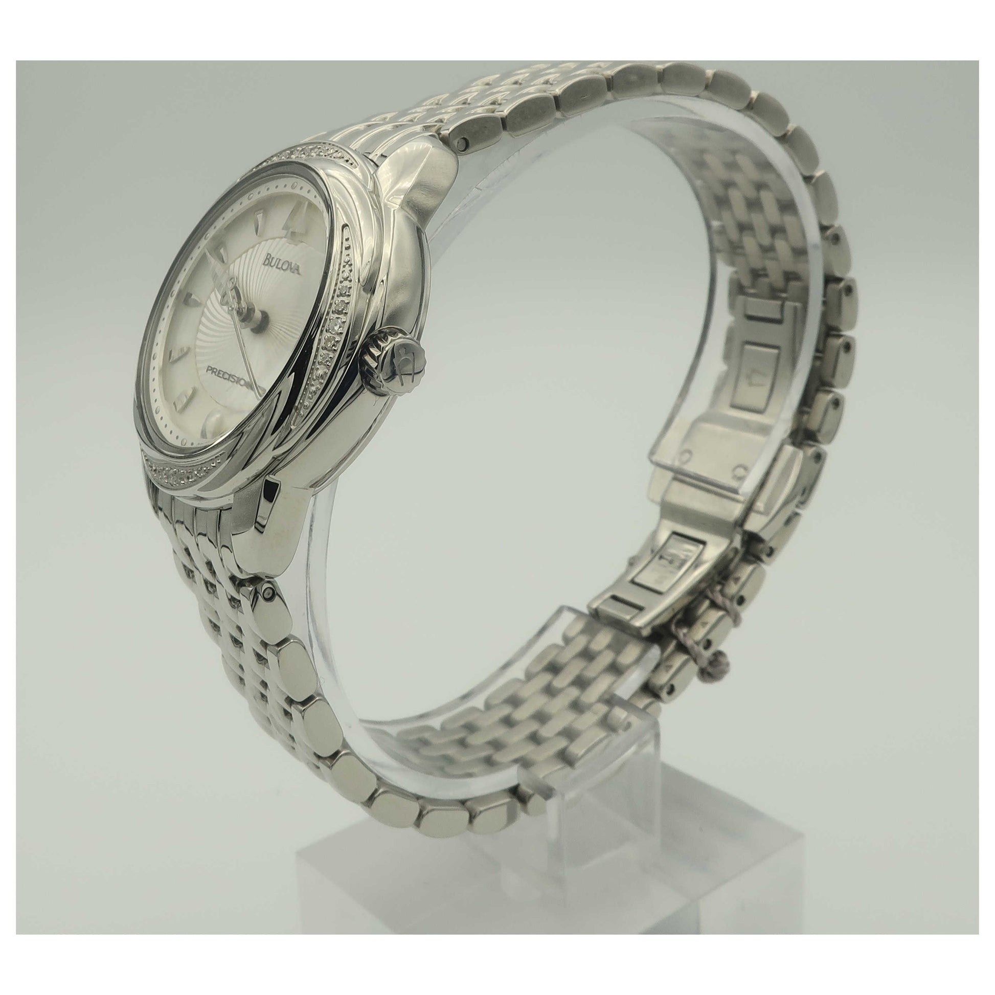 Bulova Precisionist Women's Japanese Quartz (Battery-Powered) Watch 96R153-PO - Image #4