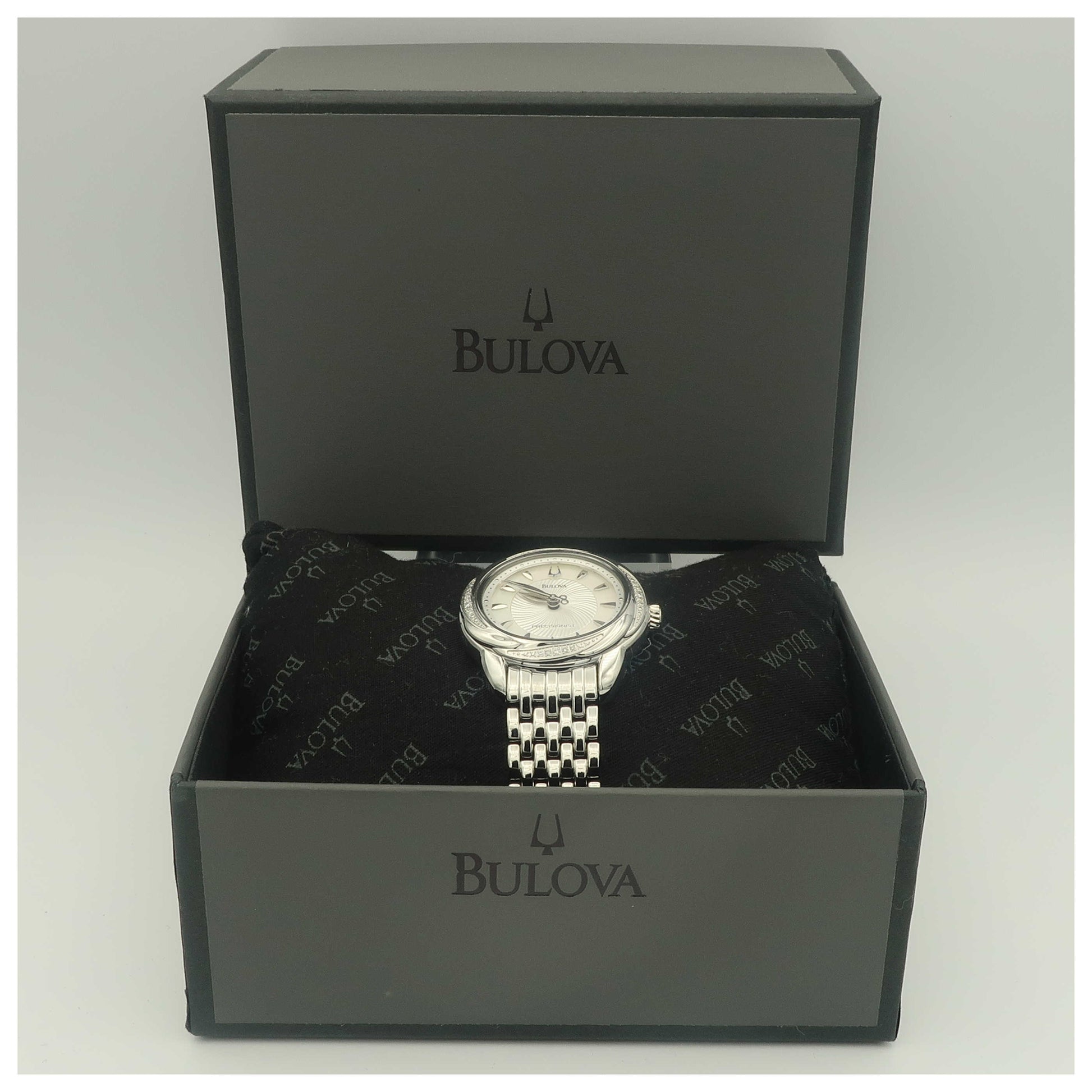 Bulova Precisionist Women's Japanese Quartz (Battery-Powered) Watch 96R153-PO - Image #6