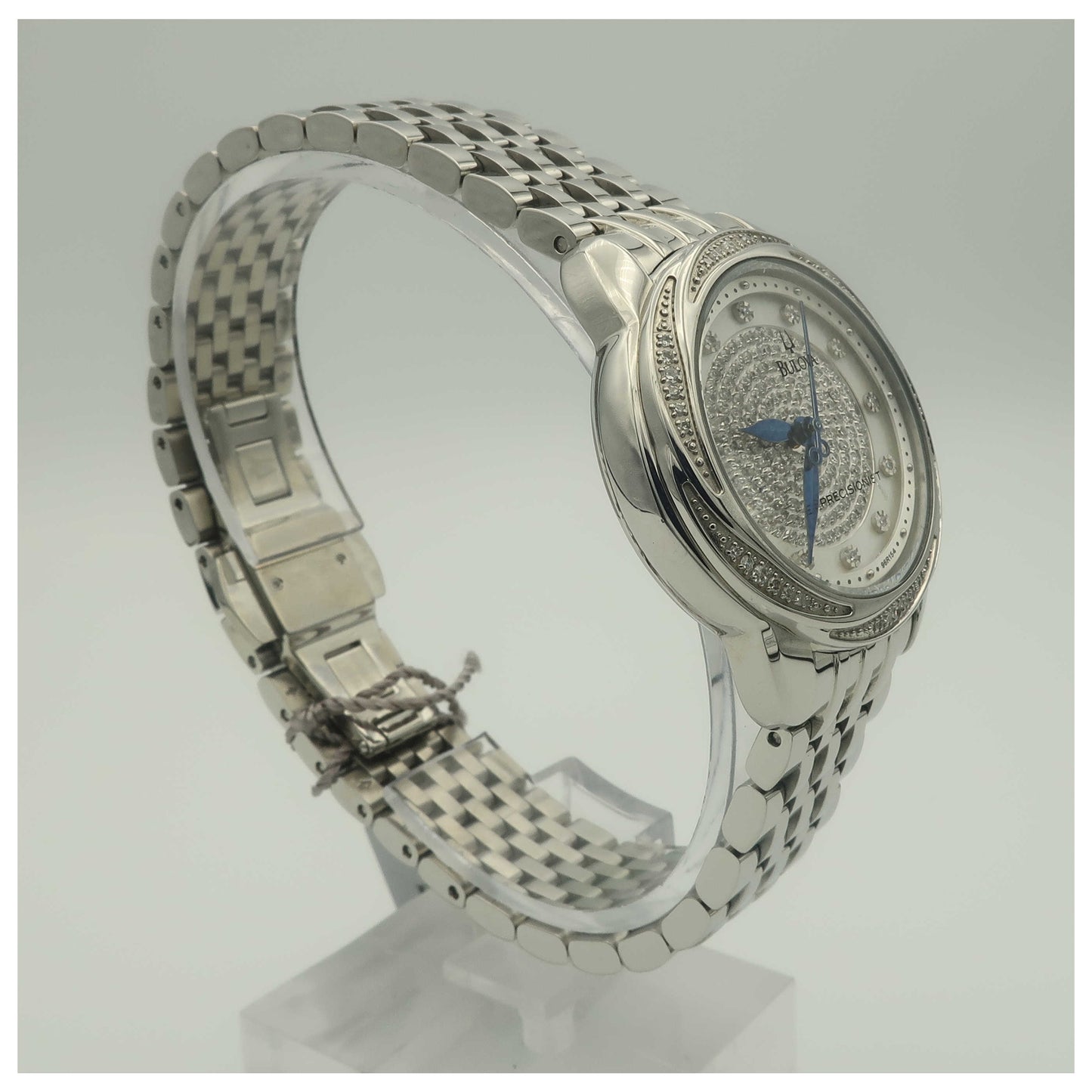 Bulova Precisionist Women's Japanese Quartz (Battery-Powered) Watch 96R154-PO - Image #3