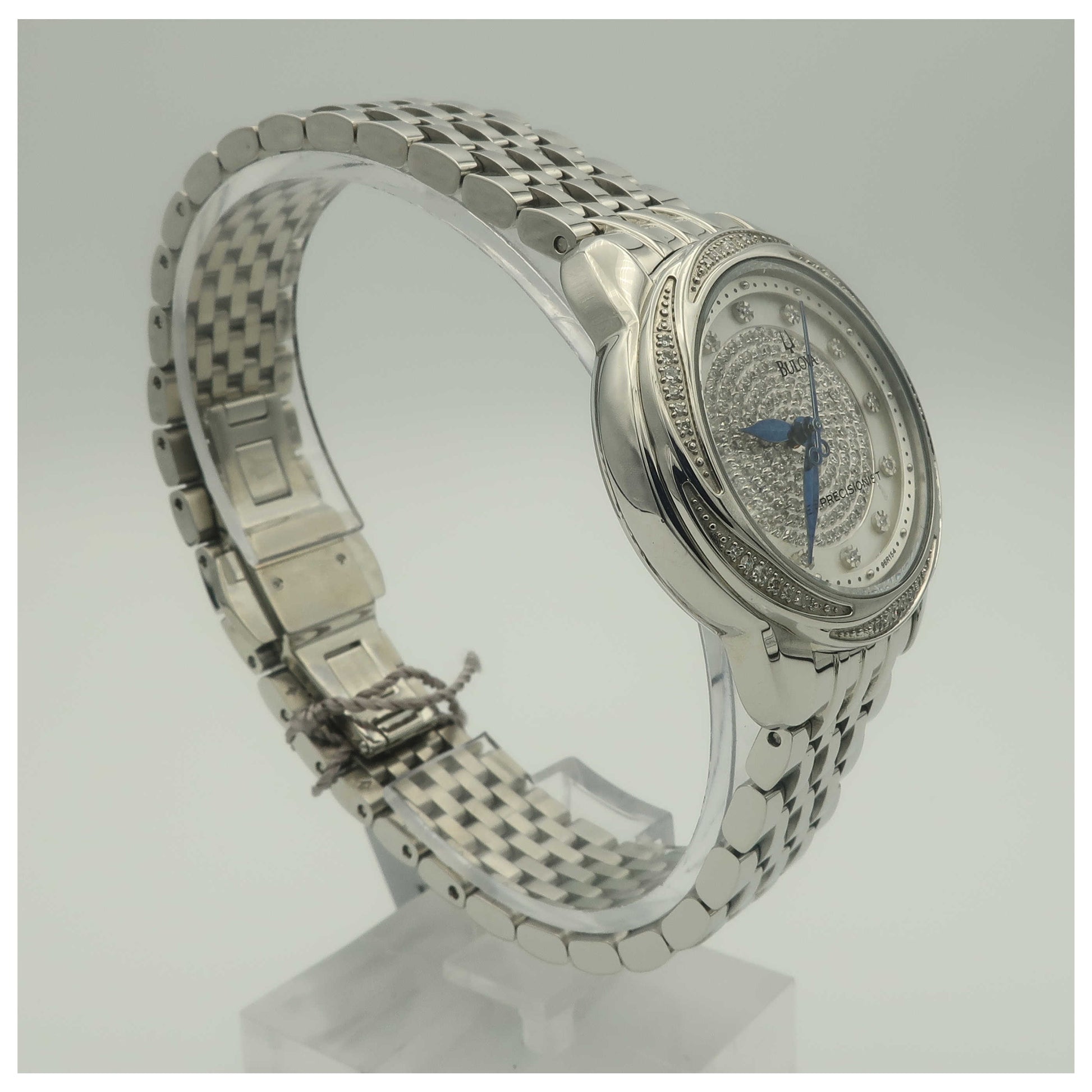 Bulova Precisionist Women's Japanese Quartz (Battery-Powered) Watch 96R154-PO - Image #3