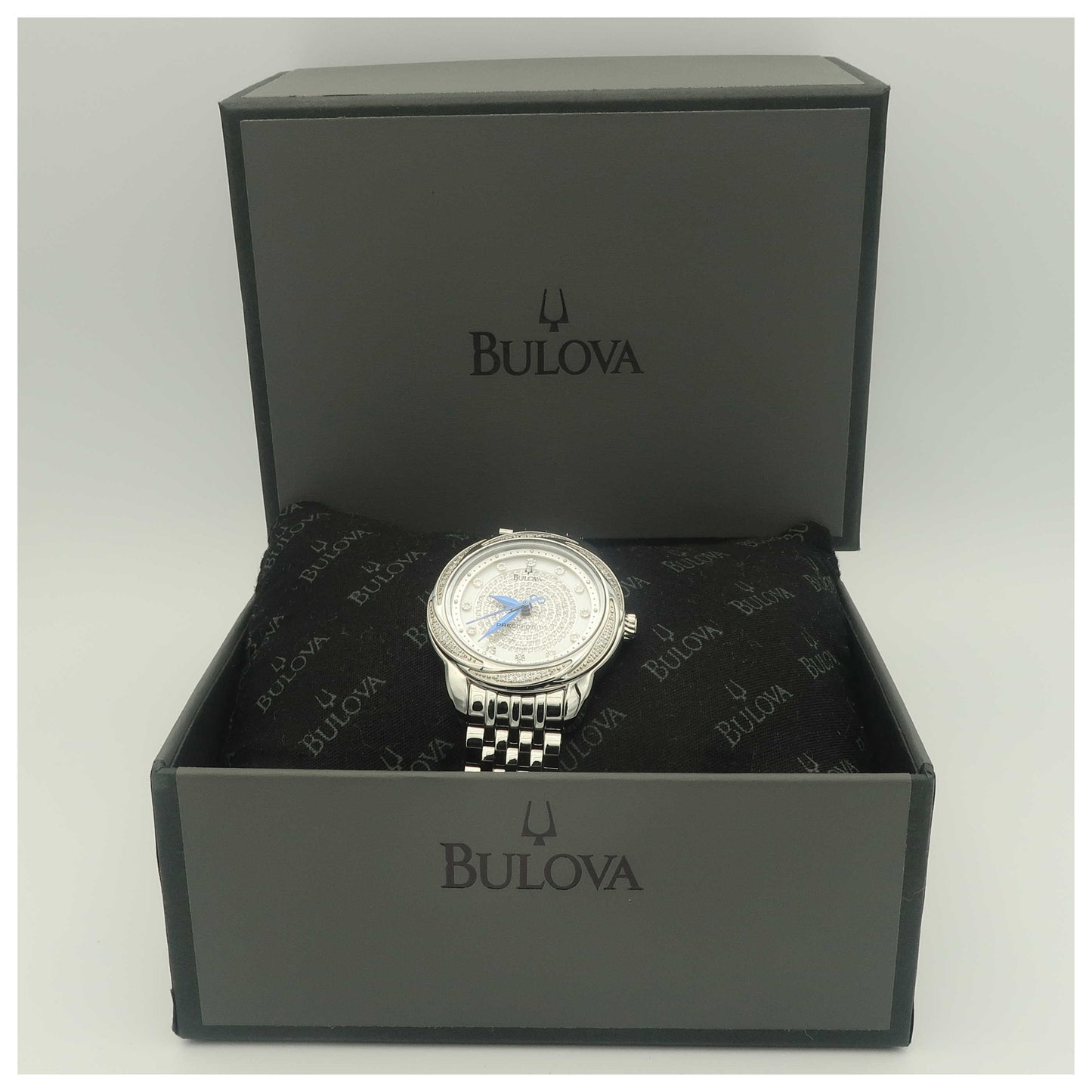 Bulova Precisionist Women's Japanese Quartz (Battery-Powered) Watch 96R154-PO - Image #6