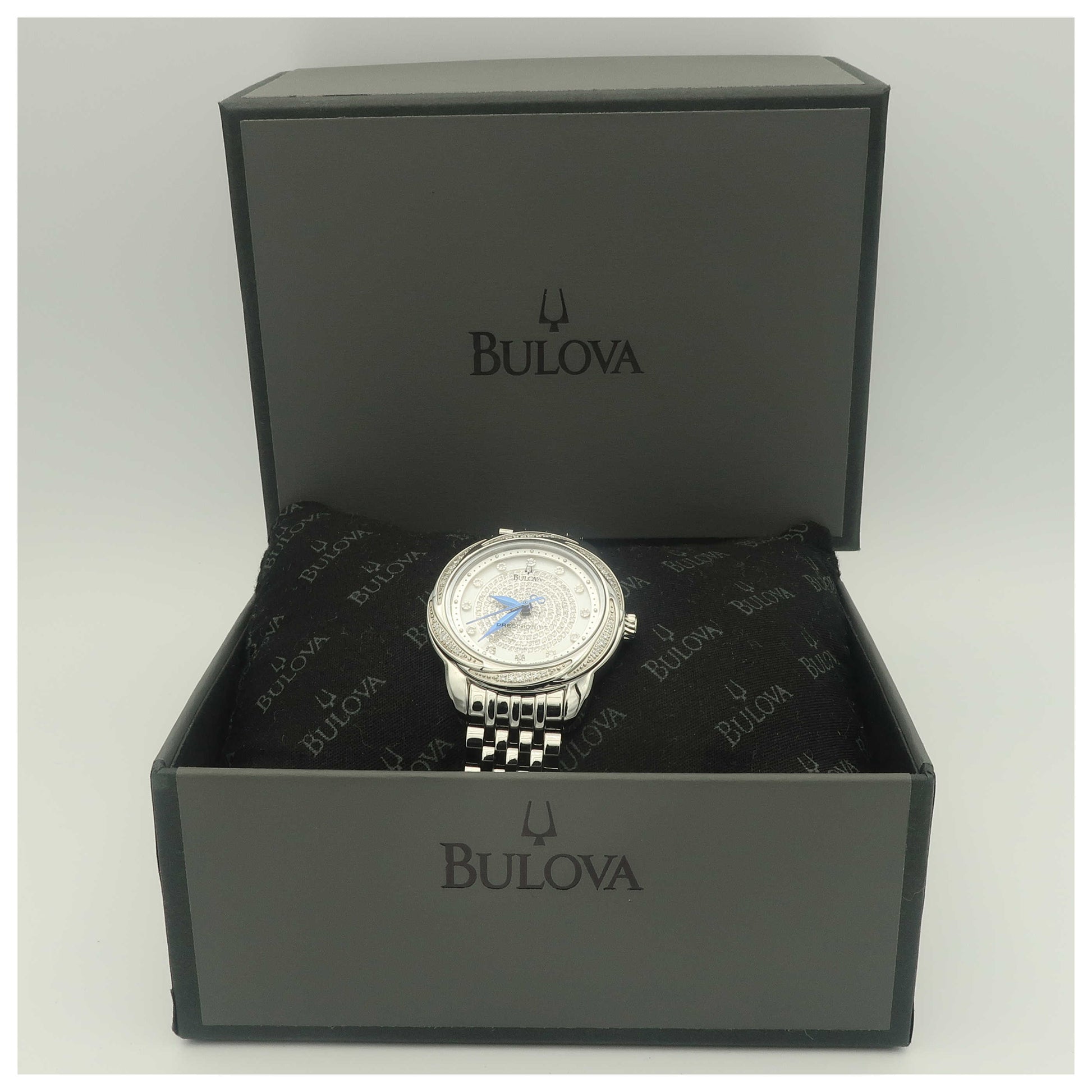 Bulova Precisionist Women's Japanese Quartz (Battery-Powered) Watch 96R154-PO - Image #6