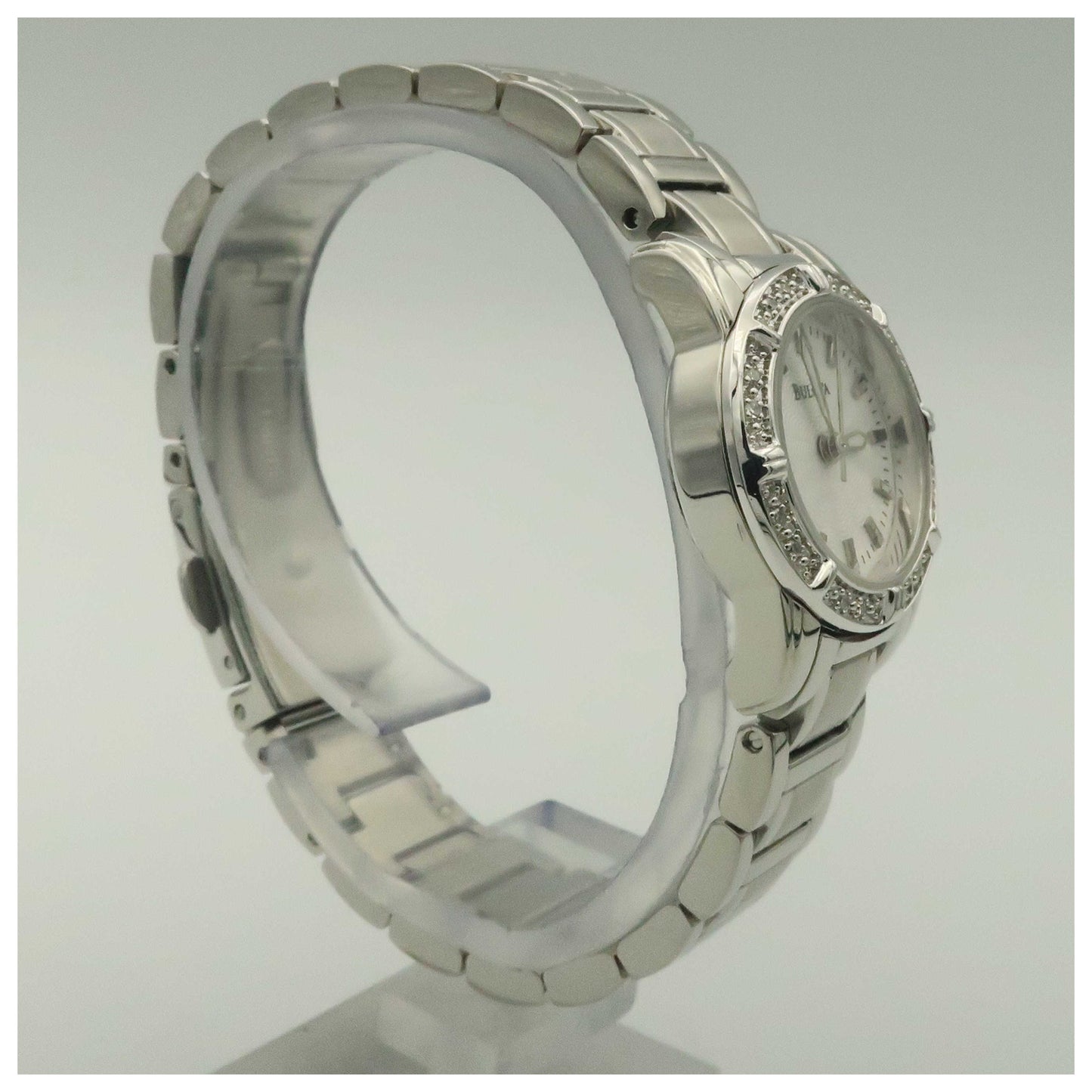 Bulova Diamonds Women's Japanese Quartz (Battery-Powered) Watch 96R156-PO - Image #3