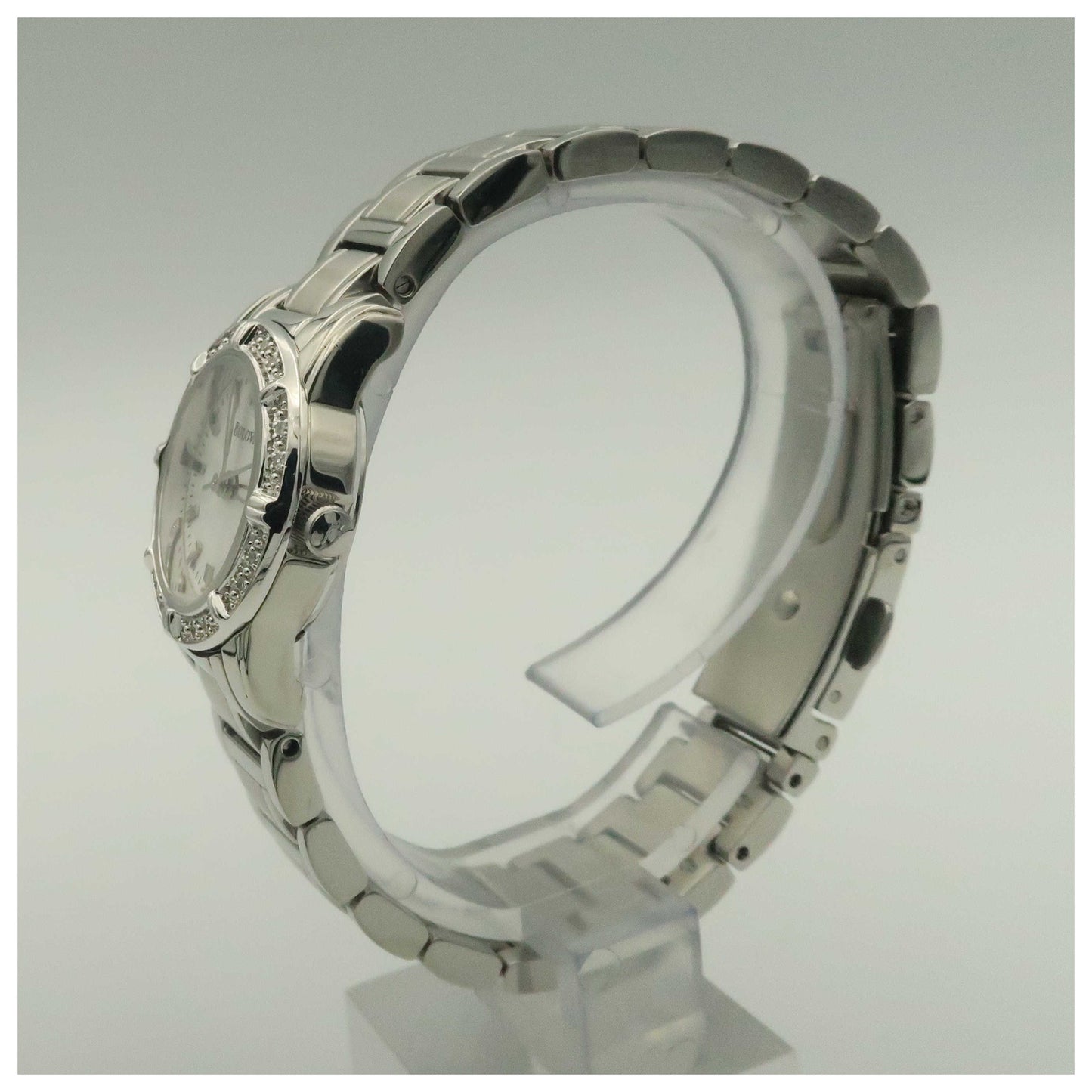 Bulova Diamonds Women's Japanese Quartz (Battery-Powered) Watch 96R156-PO - Image #4