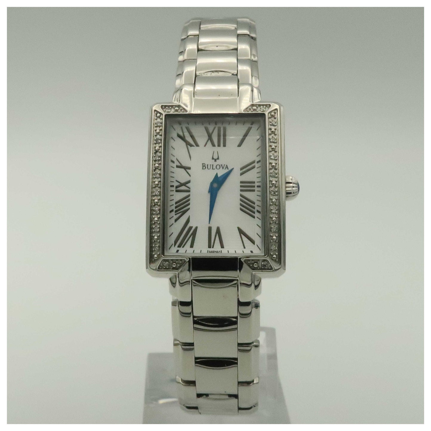 Front view of Bulova Fairlawn Women's Quartz Watch 96R160-SD