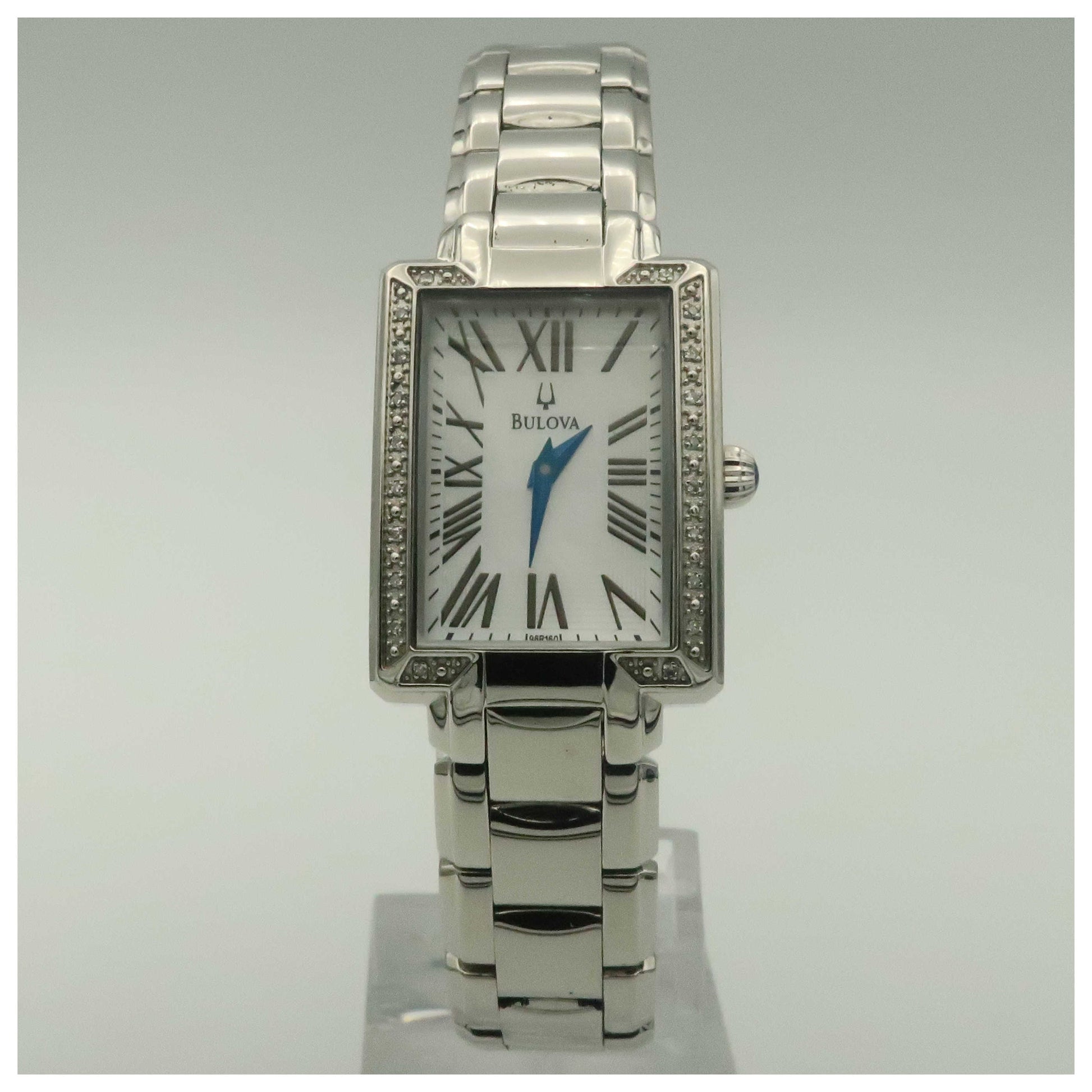 Front view of Bulova Fairlawn Women's Quartz Watch 96R160-SD