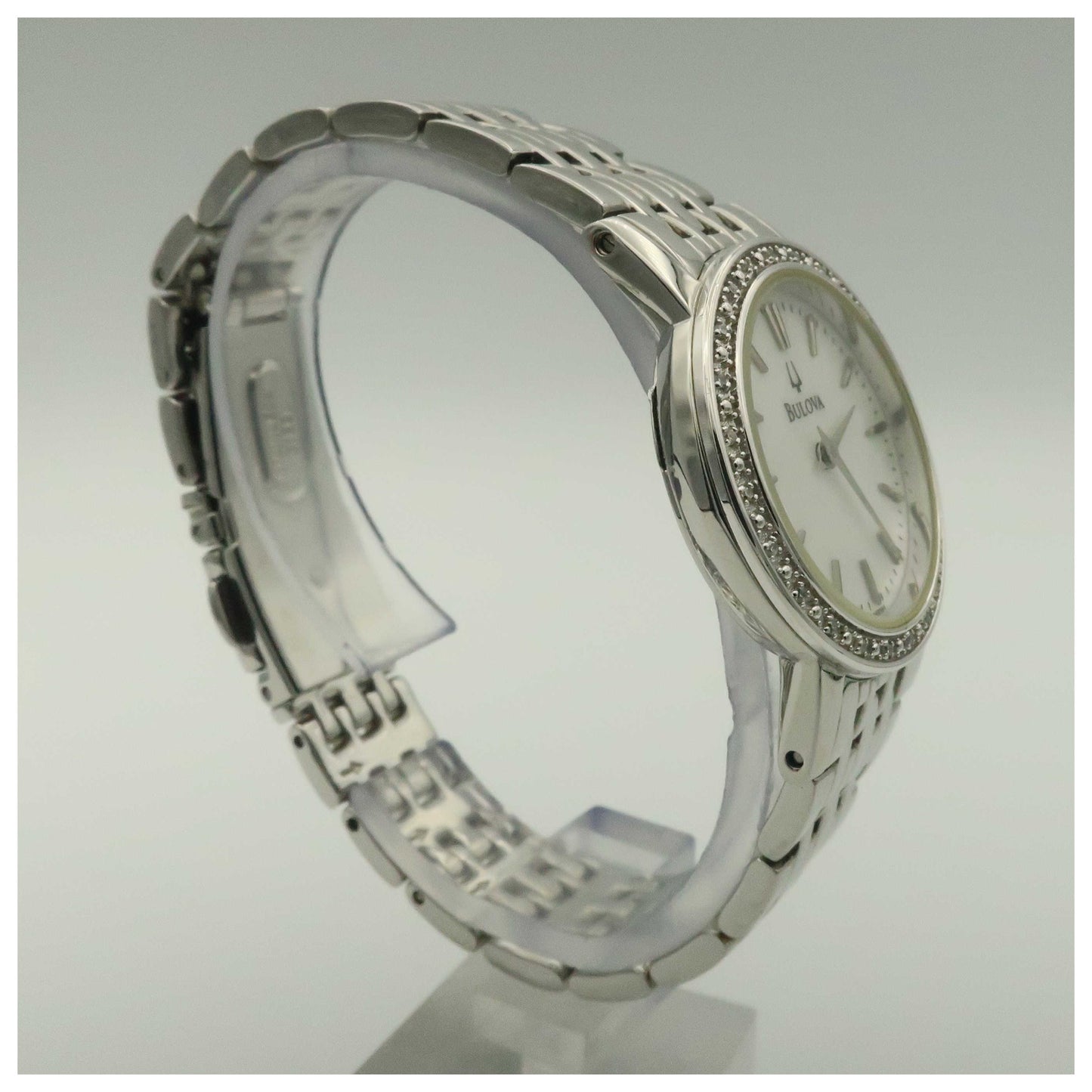 Bulova Diamonds Women's Quartz Watch 96R164-PO - Image #3