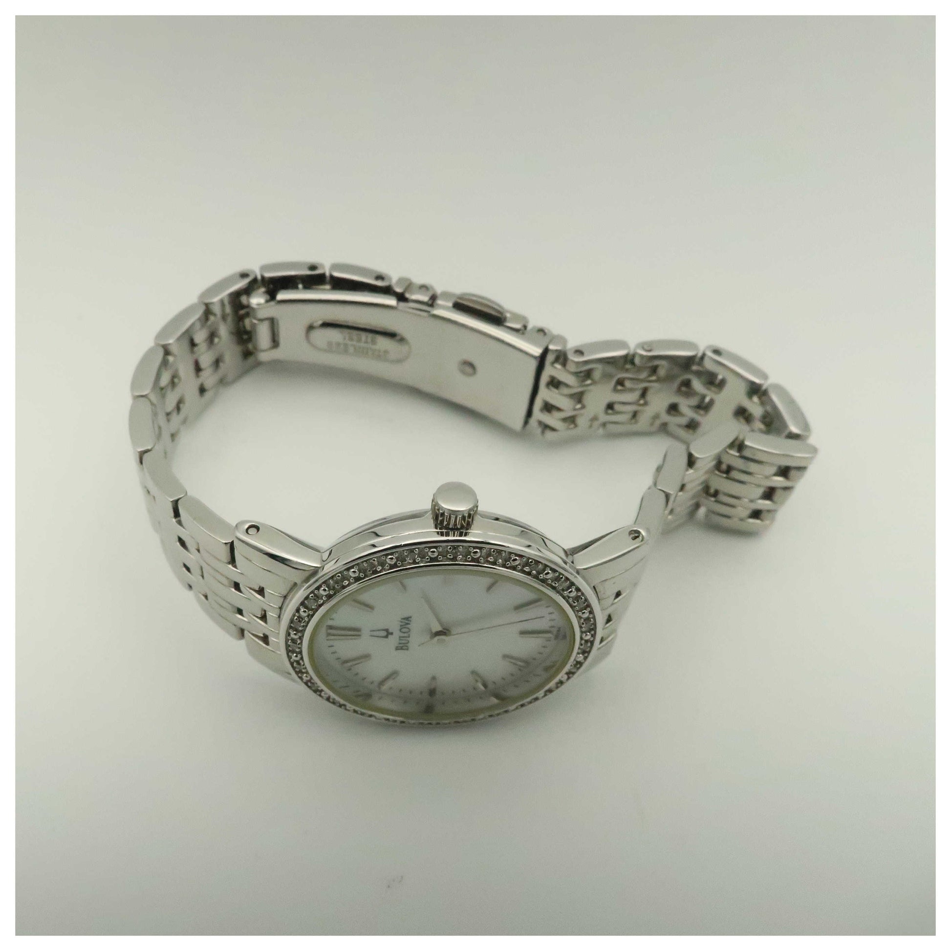 Bulova Diamonds Women's Quartz Watch 96R164-PO - Image #8
