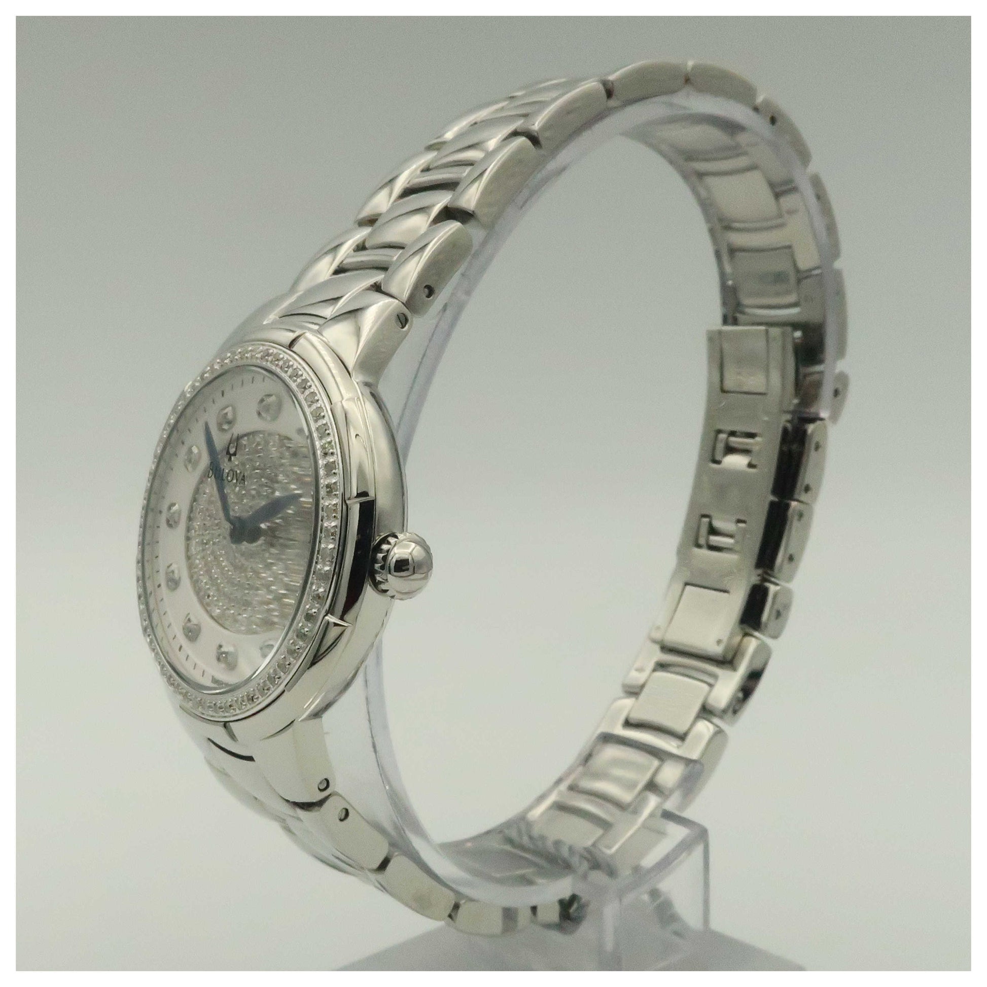 Bulova Rosedale Women's Japanese Quartz (Battery-Powered) Watch 96R168-SDV - Image #4