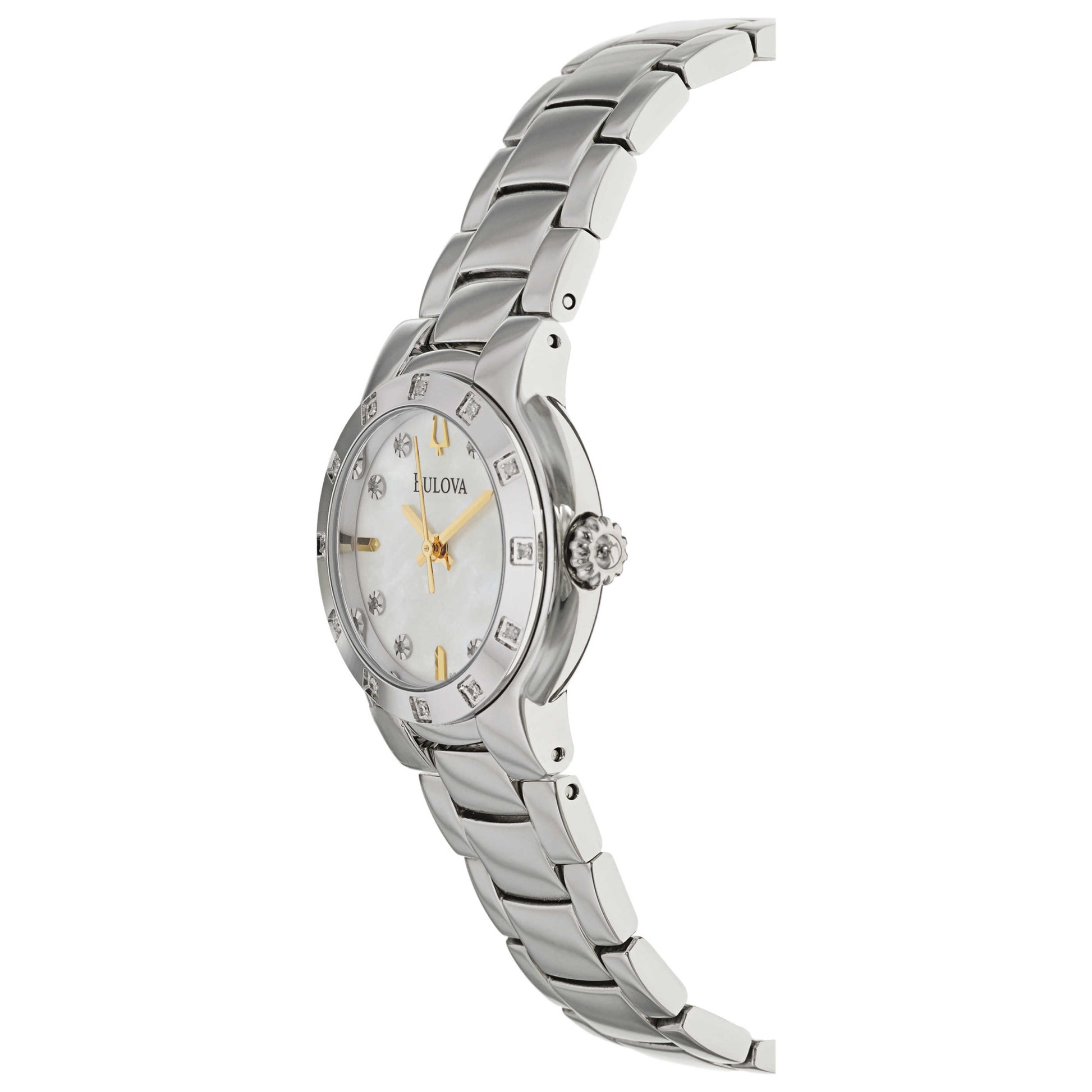 Bulova Diamonds Women's Japanese Quartz (Battery-Powered) Watch 96R173 - Image #4