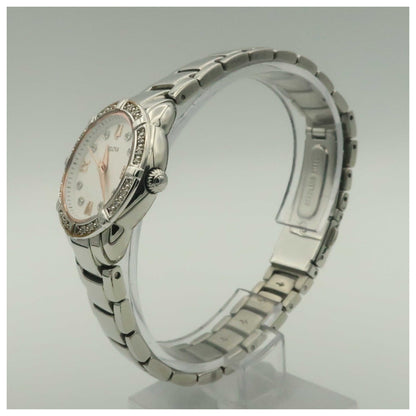 Bulova Diamonds Women's Japanese Quartz (Battery-Powered) Watch 96R176-PO - Image #4