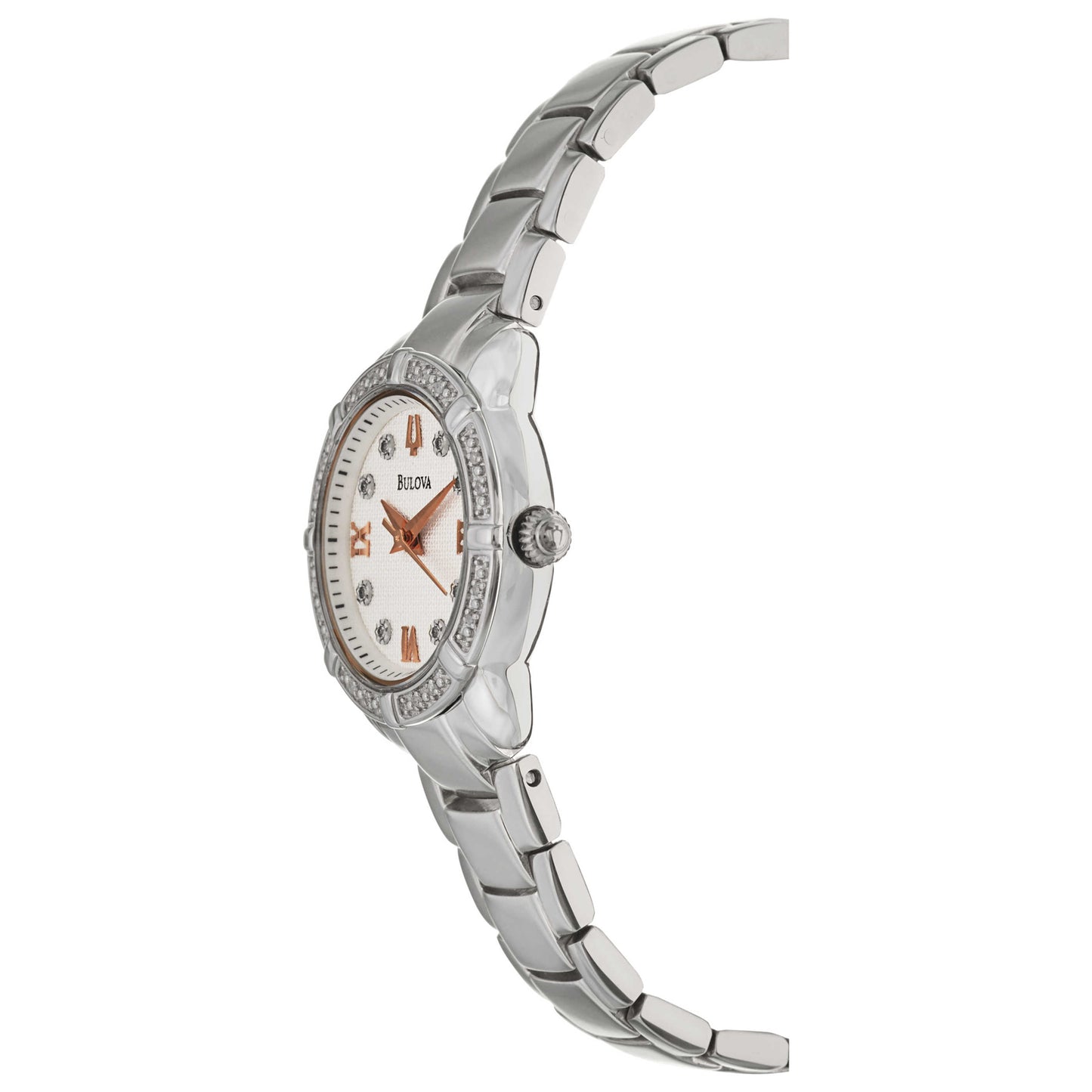 Bulova Diamonds Women's Japanese Quartz (Battery-Powered) Watch 96R176 - Image #4