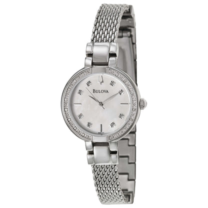 Front view of Bulova Aracena Women's Japanese Quartz (Battery-Powered) Watch 96R177