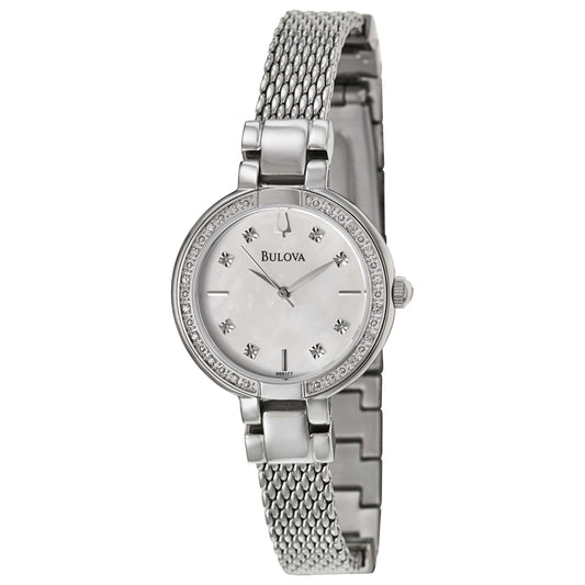 Front view of Bulova Aracena Women's Japanese Quartz (Battery-Powered) Watch 96R177