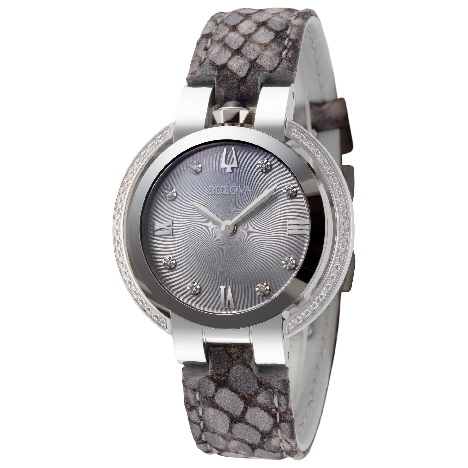 Front view of Bulova Marine Star Women's Quartz Watch 96R218