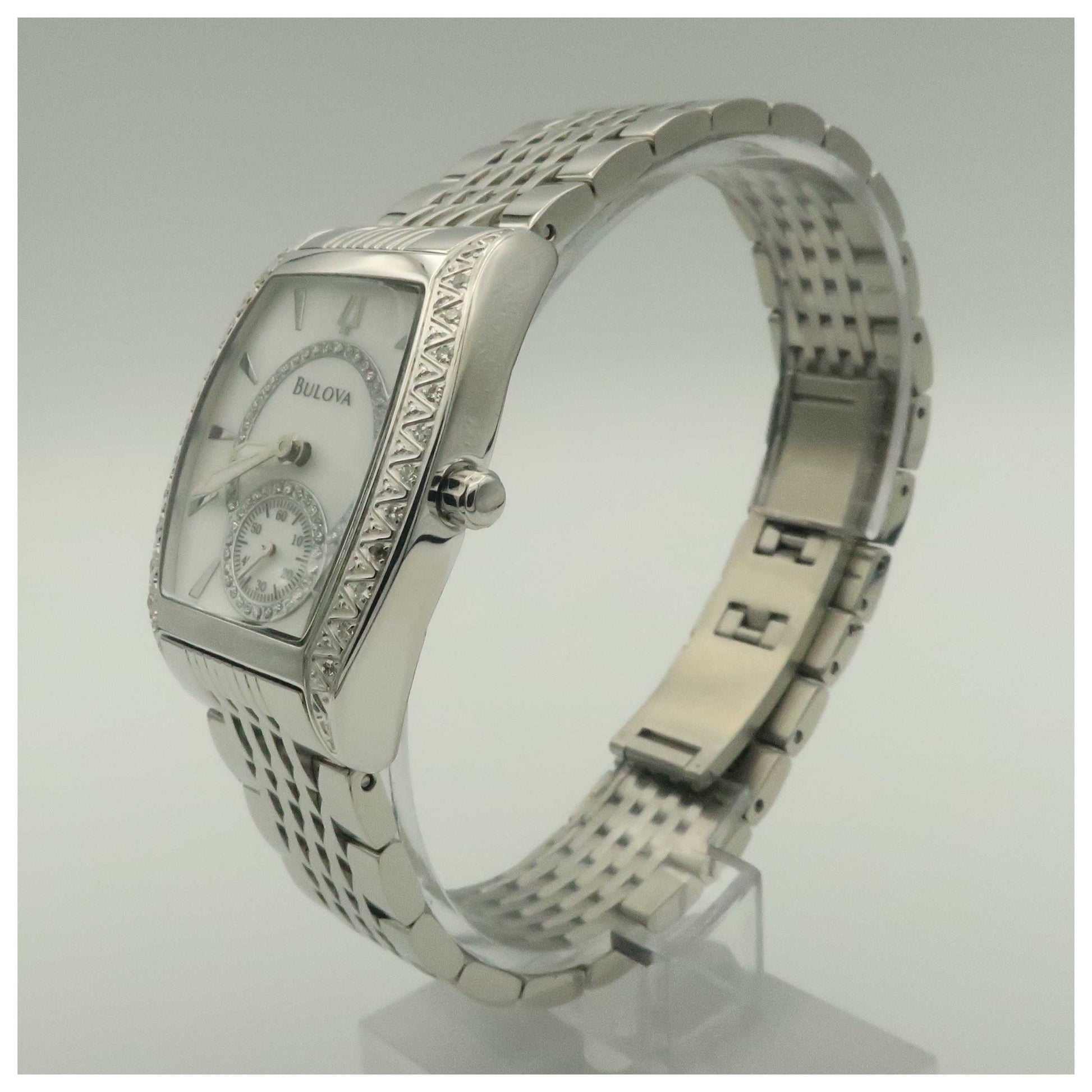 Bulova Diamonds Women's Quartz Watch 96R50-PO - Image #4