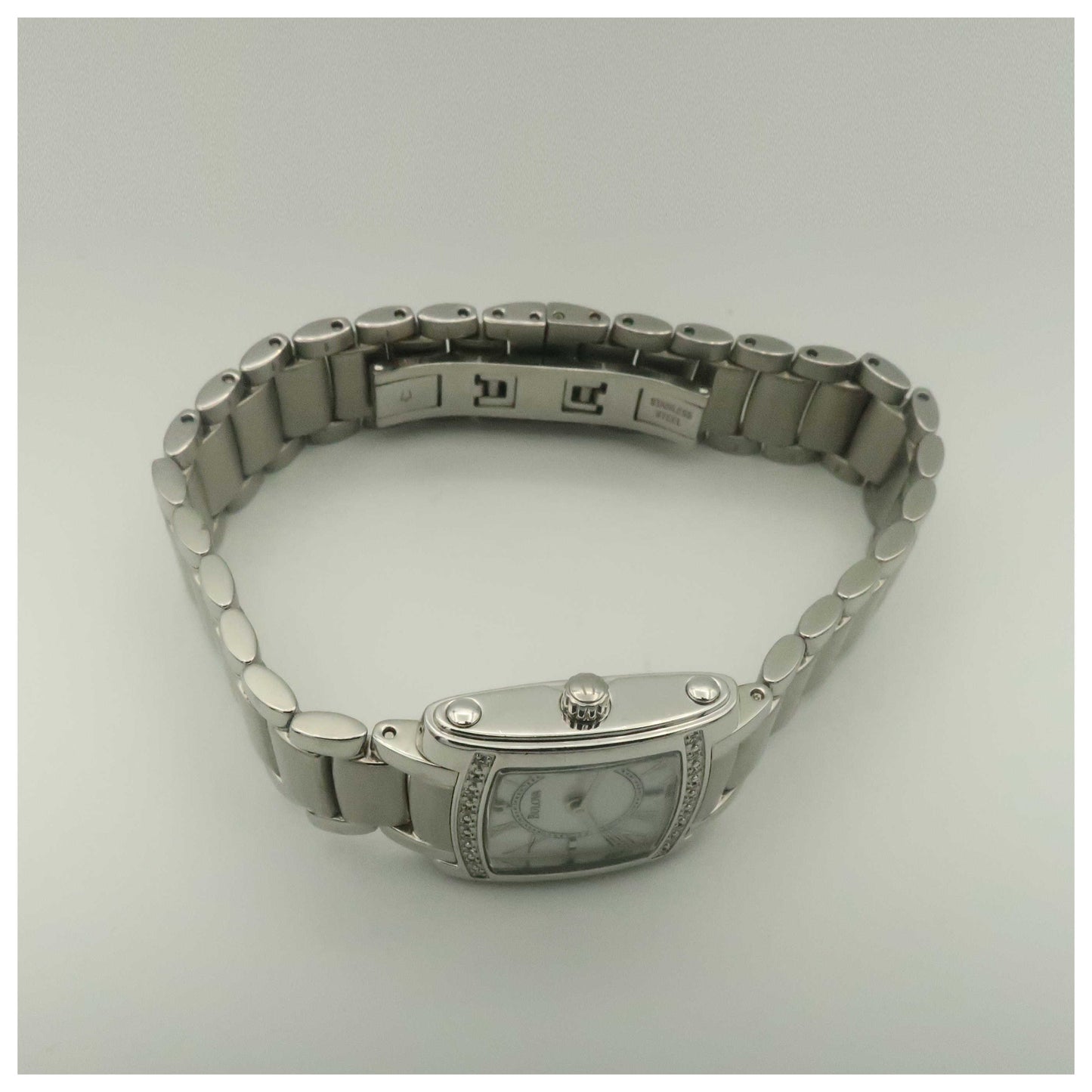 Bulova Diamonds Women's Quartz Watch 96R56-PO - Image #8