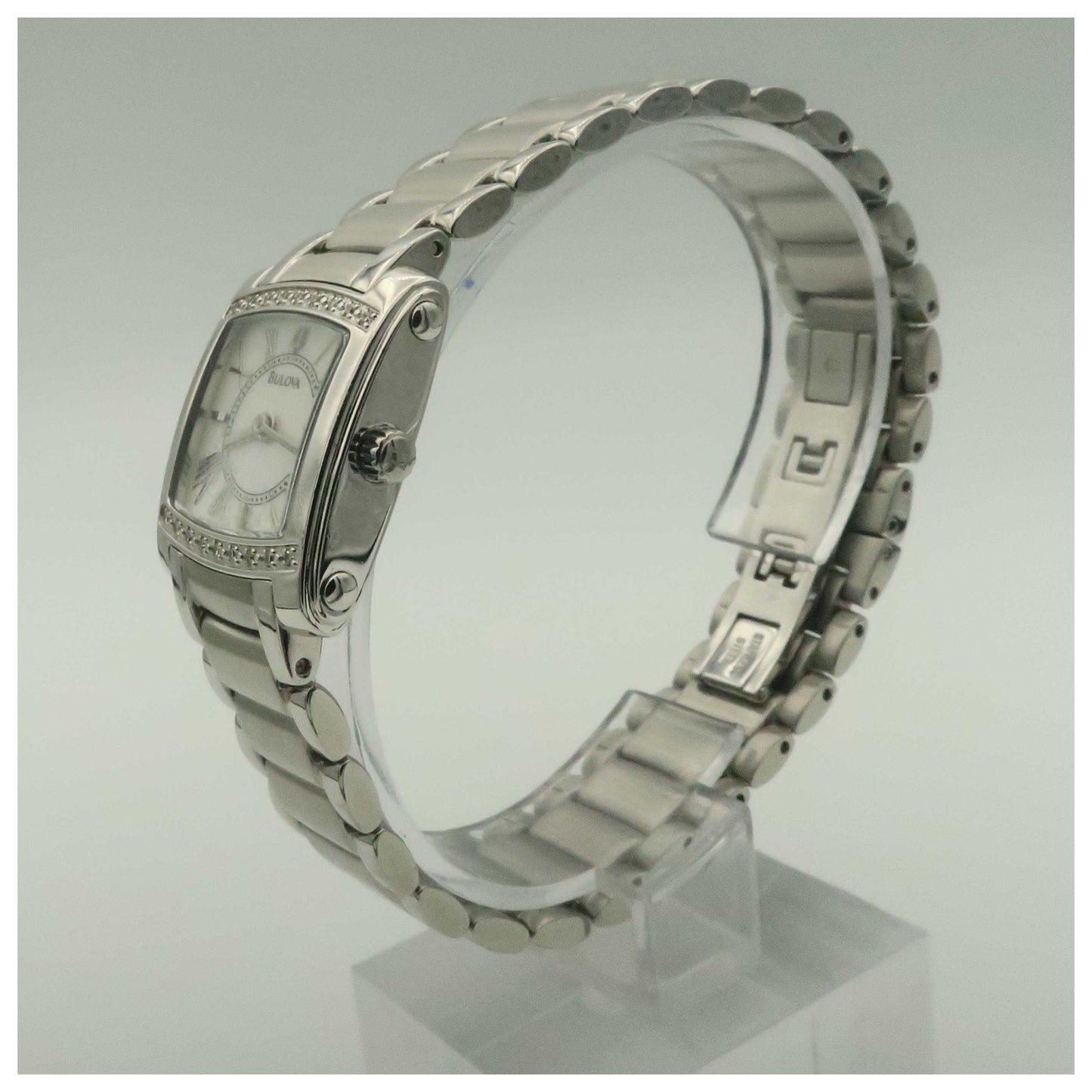 Bulova Diamonds Women's Quartz Watch 96R56-PO - Image #4