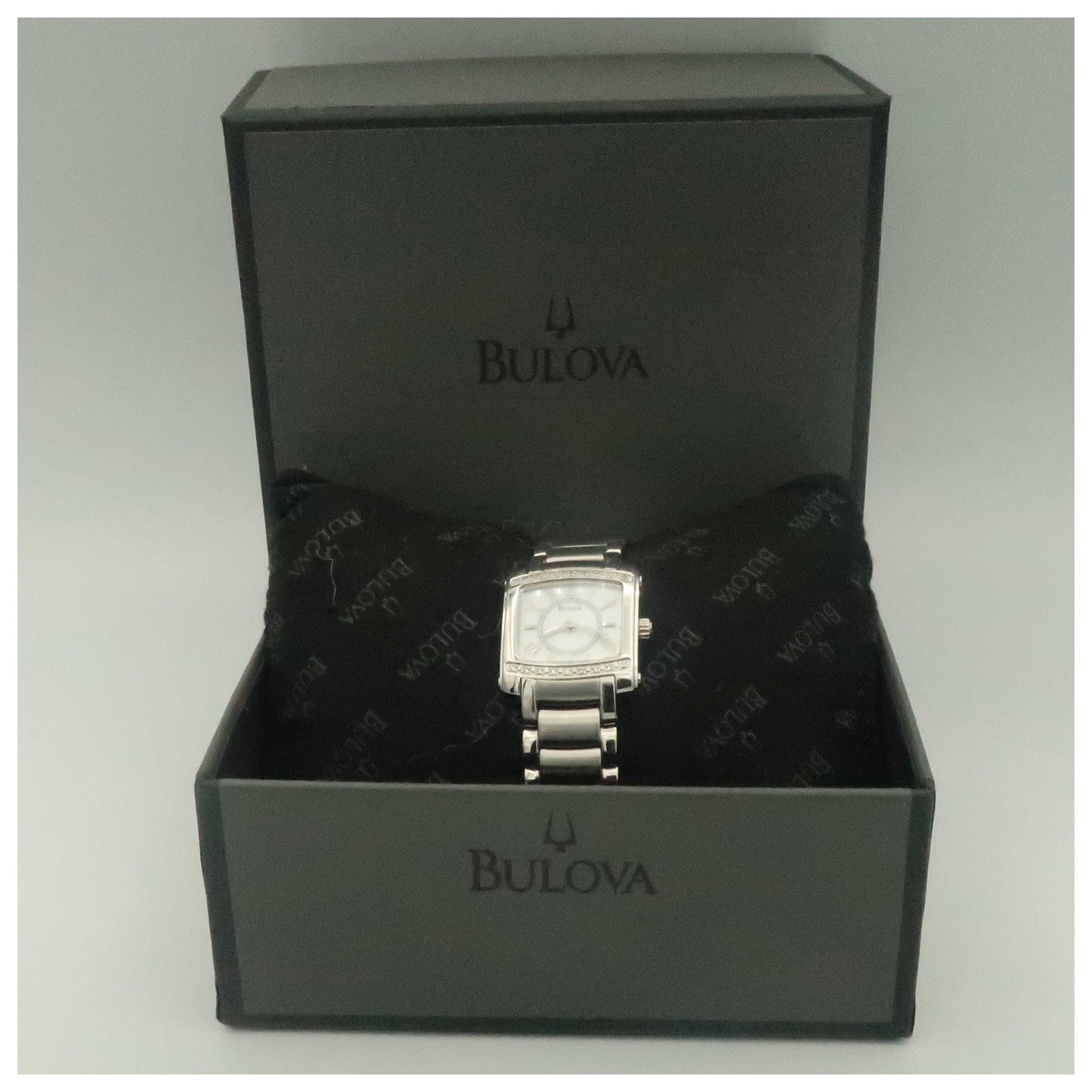 Bulova Diamonds Women's Quartz Watch 96R56-PO - Image #6