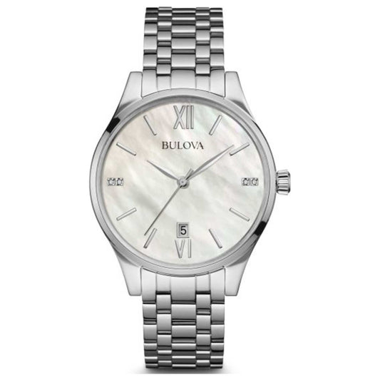 Front view of Bulova Classic Women's Quartz Watch 96S161