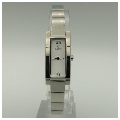 Front view of Bulova Dress Women's Quartz Watch 96T08-PO